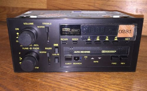 NEW ~ BOSE GM Delco Camaro 90 91 92 Yellow Face Cassette Radio Chevy Z28 Rare