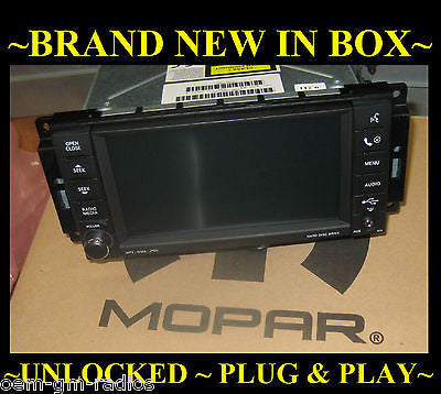 NEW 2007-09 CHRYSLER 300 JEEP DODGE RAM Dakota MYGIG Radio CD Player DVD AUX MP3