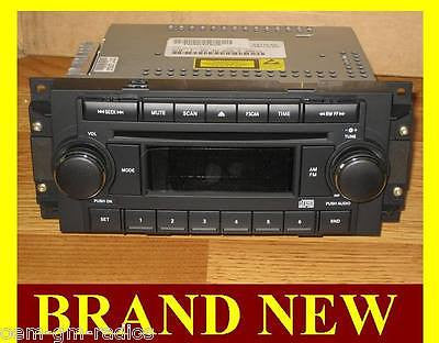 NEW JEEP CHRYSLER DODGE RAM DAKOTA CALIBER DURANGO 300 CD RADIO OEM PLUG &PLAY