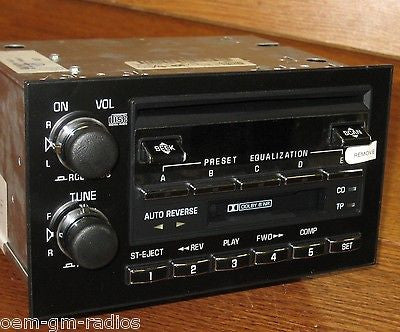 MINT 1993-1995 Cadillac Fleetwood Factory OEM AM/FM Cassette/CD Radio 16161526