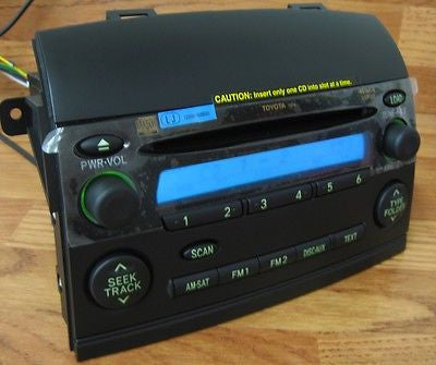 NEW TOYOTA SIENNA Radio MP3 6 Disc CD Changer LE 11818 SAT Ready