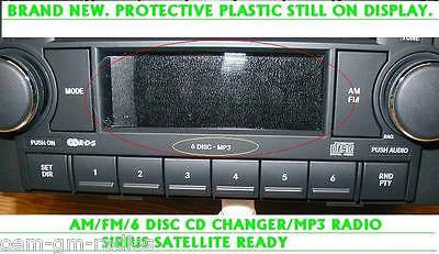 NEW 2004-2007 DODGE DURANGO MP3 RADIO 6 DISC CD CHANGER WORKS WITH RSE REAR DVD