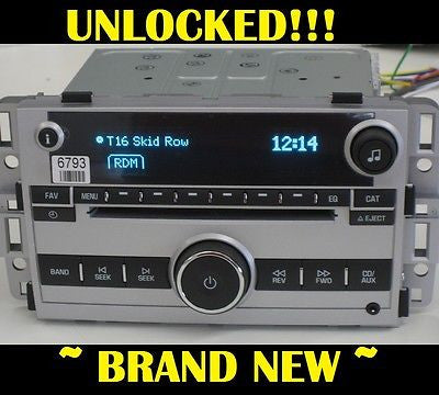 NEW-UNLOCKED CHEVY EQUINOX CD Radio 3.5mm Aux/Ipod input /MP3 PLAYER IN XM READY