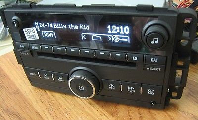 Brand new OEM 07-09 Pontiac Saturn 6 CD CHANGER Radio 3.5mm Aux/Ipod input &MP3