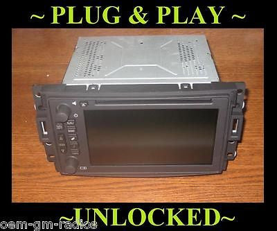 UNLOCKED 2006-2010 HUMMER H3 H-3 NAVIGATION CD RADIO OEM - MINT- PLUG&PLAY