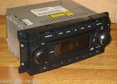 NEW ~ OEM PLUG&PLAY CHRYSLER DODGE RAM DAKOTA CALIBER DURANGO 300 CD RADIO