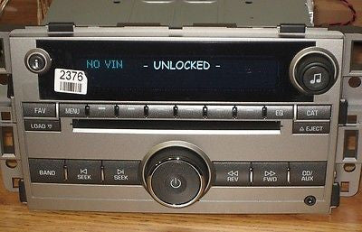 NEW UNLOCKED 2007-10 BUICK Lucerne 6 CD CHANGER Radio 3.5mm Aux/Ipod input &MP3