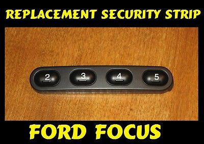 Ford KA/ Focus Security Bar Pen Strip Cd TAPE Cassette radio REPLACEMENT Buttons