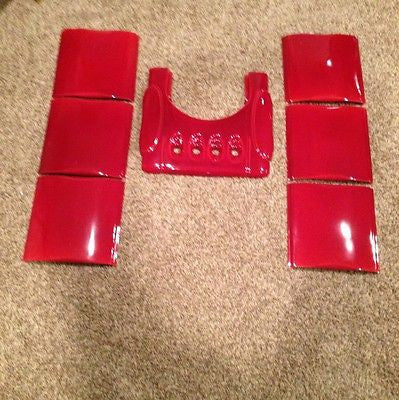 New Panel KIT Ecoteck Ravelli Monica Wood Pellet Stove Furnace Red Bordeaux