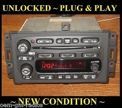 2004-2008 GM DELCO Pontiac Grand Prix AM/FM/6 CD Changer Radio Stereo ~ UNLOCKED