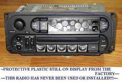 NEW 2002-06 DODGE RAM DURANGO DAKOTA NEON CD PLAYER RADIO Jeep Wrangler Liberty