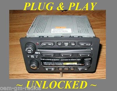 PLUG & PLAY 2003-2005 GM PONTIAC VIBE TOYOTA MATRIX AM/FM/6 CD CHANGER RADIO