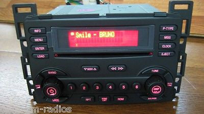 NEW ~ 2005-09 Pontiac G6 6 DISC CD CHANGER RADIO UNLOCKED- PLUG&PLAY REPLACEMENT