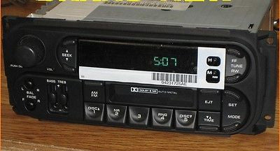 NEW OEM 2002-2006 JEEP GRAND CHEROKEE INFINITY CASSETTE RADIO STEREO CD-CONTROL