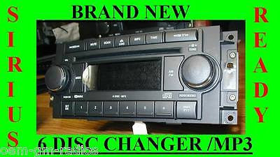 NEW 2004-2007 DODGE DURANGO MP3 RADIO 6 DISC CD CHANGER WORKS WITH RSE REAR DVD
