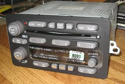 NEW 2001-2005 Pontiac Aztek 6 DISC CD CHANGER RADIO MONTANA