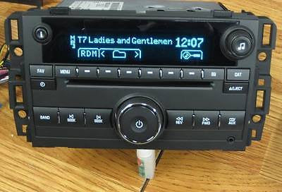 UNLOCKED 2007-11 GM CHEVY TAHOE SILVERADO GMC YUKON RADIO CD MP3 INPUT RDS