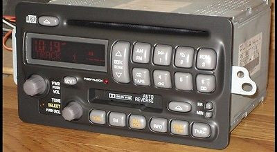 UNLOCKED 2000-2003 Pontiac Bonneville AM/FM/CD CASSETTE Radio TAPE COMBO Stereo
