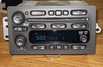 GM GMC CHEVY TAHOE SUBURBAN H2 6 DISC CHANGER SILVERADO CD RADIO Stereo